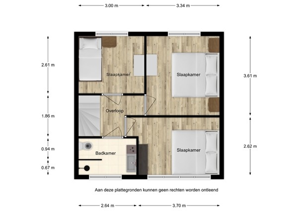 Floorplan - Philips van Kleefstraat 44, 4511 CG Breskens